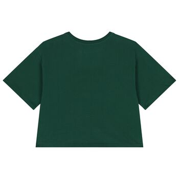 Girls Green Logo T-Shirt