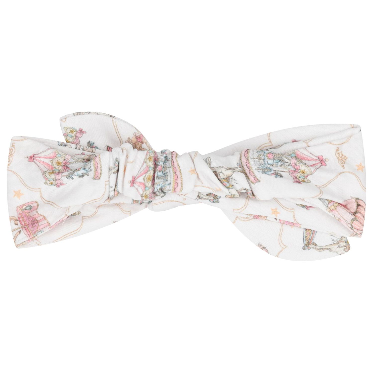 Baby Girls Pink & White Carousel & Hot Air Balloon Headband, 1, hi-res image number null