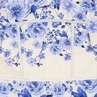 Girls Ivory & Blue Floral Dress, 1, hi-res