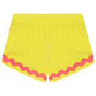 Girls Yellow Disney Shorts, 1, hi-res