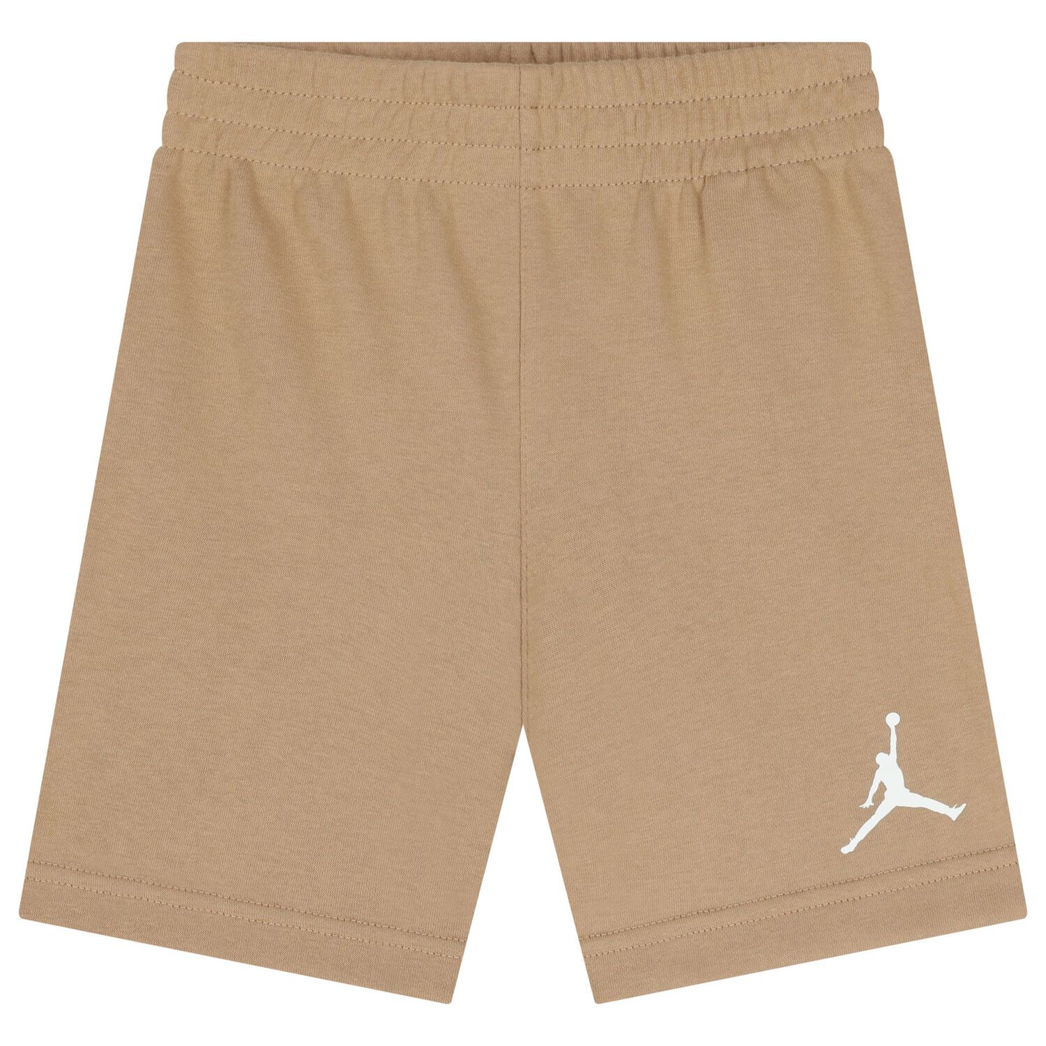 Boys White & Beige Jordan Shorts Set, 2, hi-res
