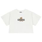 تيشيرت بنات بالشعار تيدى بير باللون الابيض , 1, hi-res