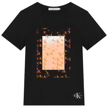Boys Black Logo T-Shirt