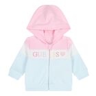 Baby Girls Pink & Blue Logo Tracksuit (3 Piece), 1, hi-res