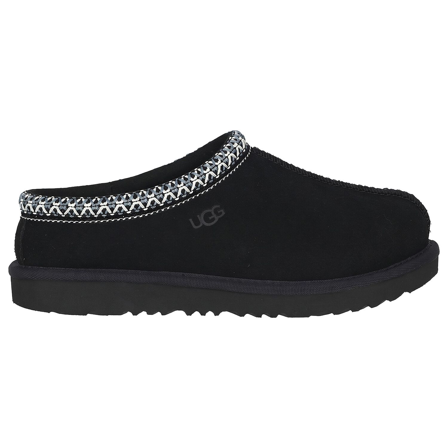 Black Tasman II Suede Mules, 1, hi-res