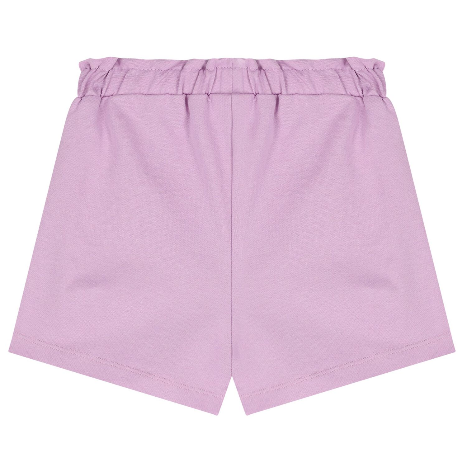 Girls White & Purple Shorts Set, 2, hi-res