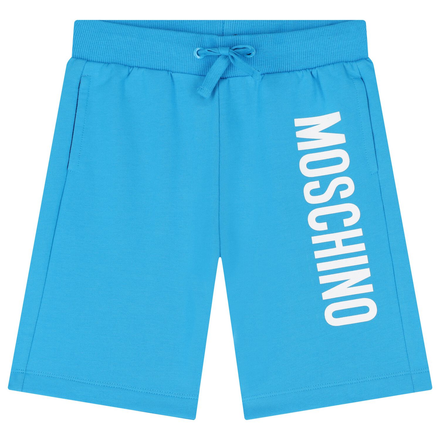 Boys Blue Logo Shorts, 2, hi-res