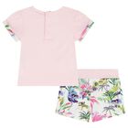 Baby Girls Botanical Print Shorts Set, 1, hi-res