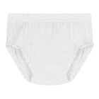 طقم فستان تول بالشعار باللونين الابيض و الازرق للبنات , 1, hi-res