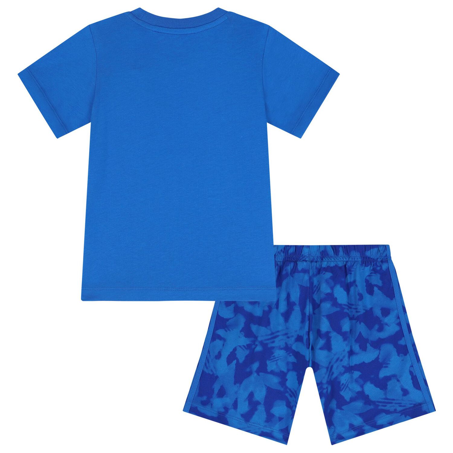 Blue Trefoil Logo Shorts Set, 1, hi-res image number null
