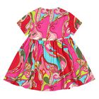 Younger Girls Pink Orchidee Dress, 1, hi-res