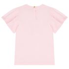 Girls Pink Logo T-Shirt, 1, hi-res