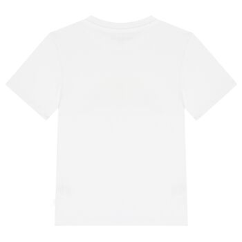 Boys White Logo T-Shirt