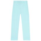 Girls Yellow & Blue Disney Princess Pyjamas, 1, hi-res