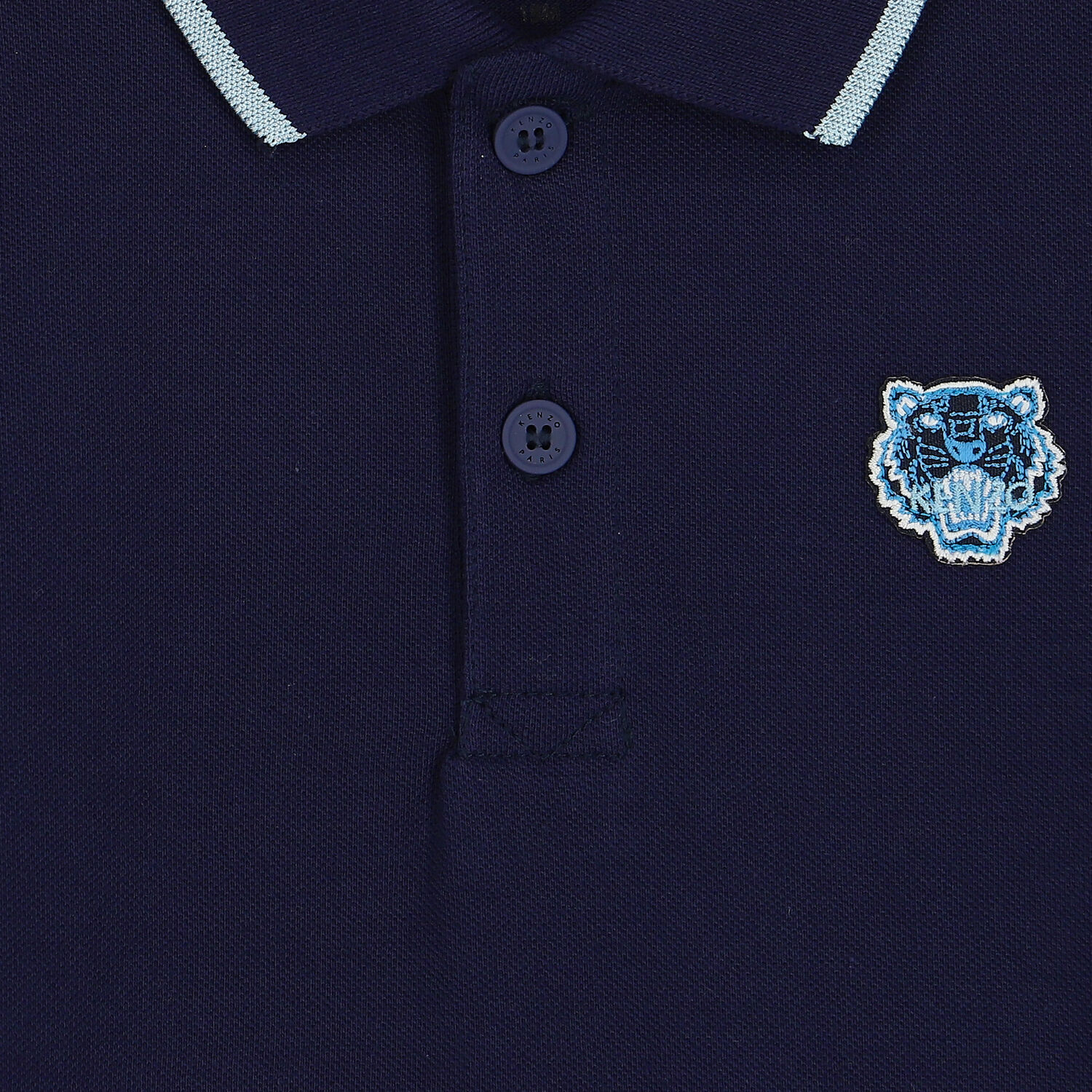 Baby Boys Navy Blue Tiger Romper, 1, hi-res