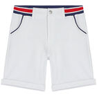 Boys Red, Blue & White Shorts Set, 1, hi-res