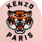 Girls Pink Tiger Logo Backpack ( 28cm ), 1, hi-res