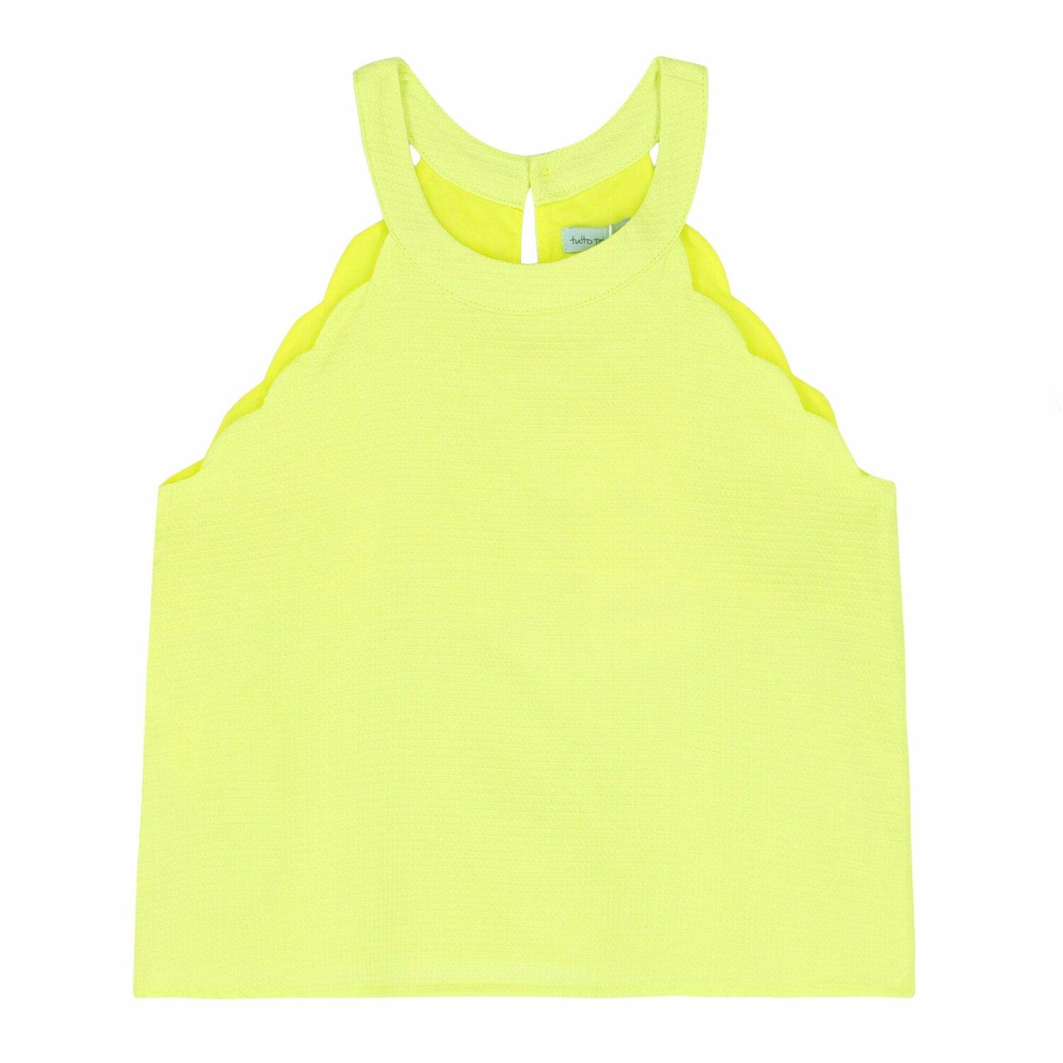 طقم تنورة بطبعة الزهور باللون الاصفر, 1, hi-res