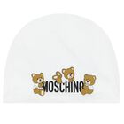 White Teddy Bear Logo Babygrow Gift Set, 3, hi-res