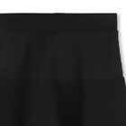 Girls Black Logo Skirt, 1, hi-res