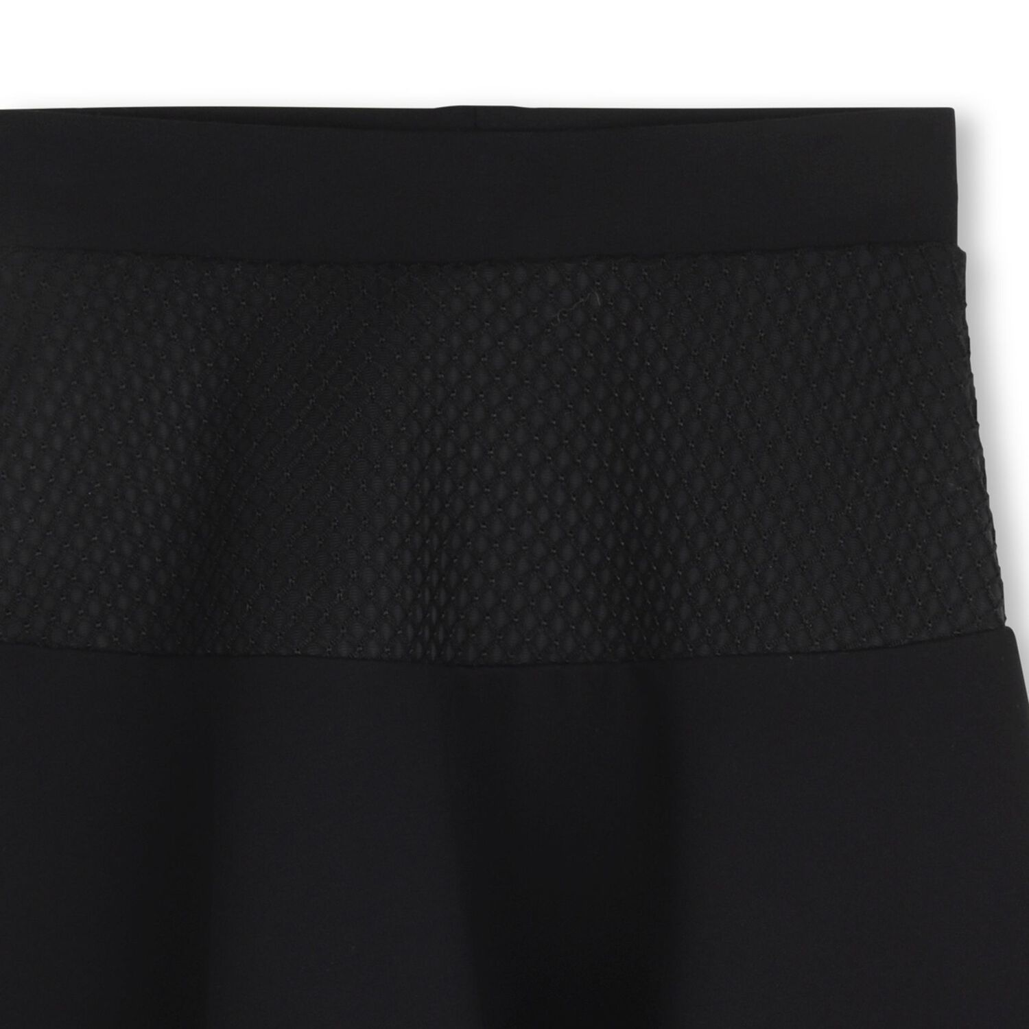 Girls Black Logo Skirt, 1, hi-res