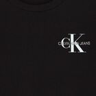 توب باكمام بالشعار باللون الاسود للاولاد, 1, hi-res