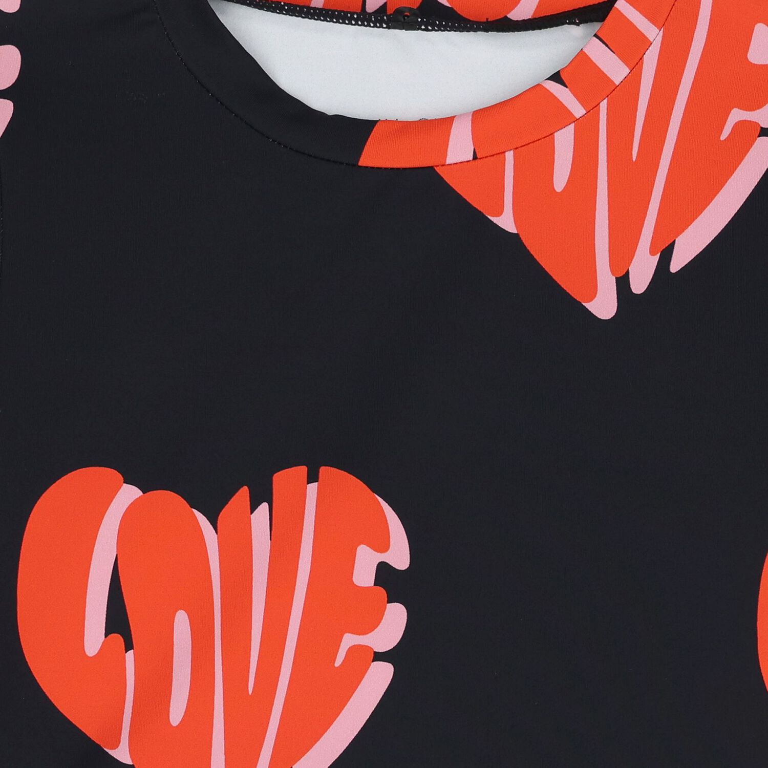 بلوزة سوداء بأكمام طويلة للبنات, 1, hi-res