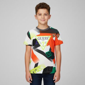 Boy Multi-Coloured Logo T-Shirt