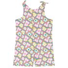 بلاي سوت بنات بطبعة الزهور باللون الأبيض, 1, hi-res