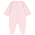 Baby Girls Pink Logo Babygrow, 3, hi-res