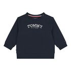 طقم رياضي للأولاد مع شعار العلامة التجارية باللون الكحلي, 1, hi-res