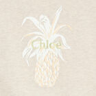 Younger Girls Beige Logo Playsuit, 1, hi-res