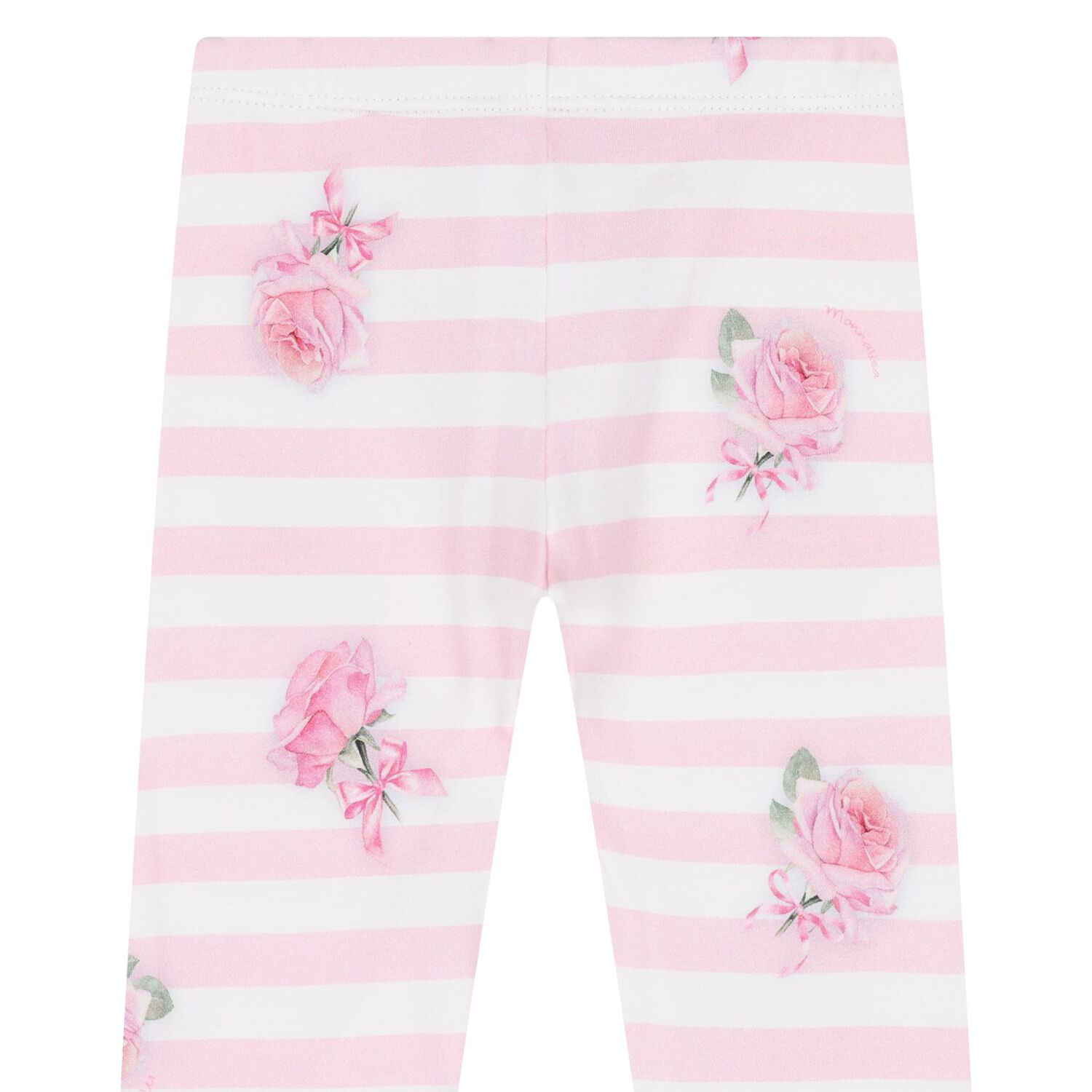 ليجينز بنات مخطط باللون الابيض والوردى, 1, hi-res image number null