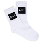 Boys Grey, White & Beige Logo Socks ( 3-Pack ) , 1, hi-res