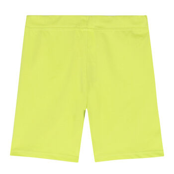Boys Green Cotton Shorts
