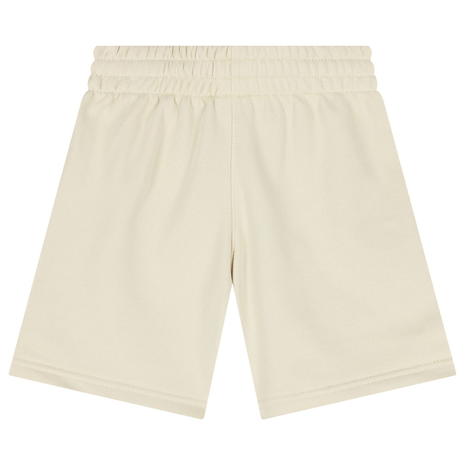 Boys Beige Logo Shorts, 1, hi-res