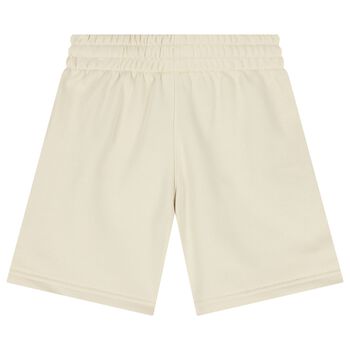 Boys Beige Logo Shorts