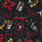 بدلة رياضية بشعار جوردان باللون الأسود للأولاد, 1, hi-res