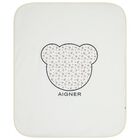 White & Beige Teddy Bear Baby Blanket, 1, hi-res