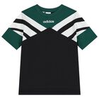Boys Green & Black Logo T-Shirt, 1, hi-res