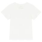 تيشيرت بنات بالشعار باللون العاجى , 1, hi-res