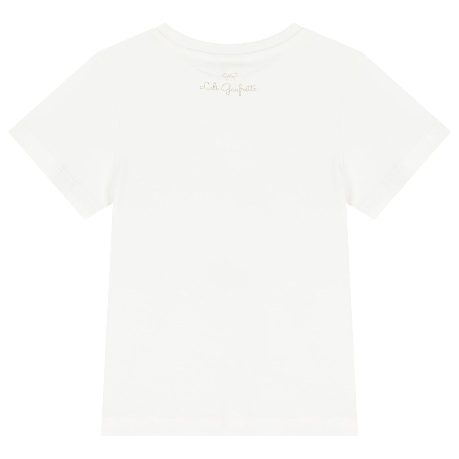 تيشيرت بنات بالشعار باللون العاجى , 1, hi-res image number null