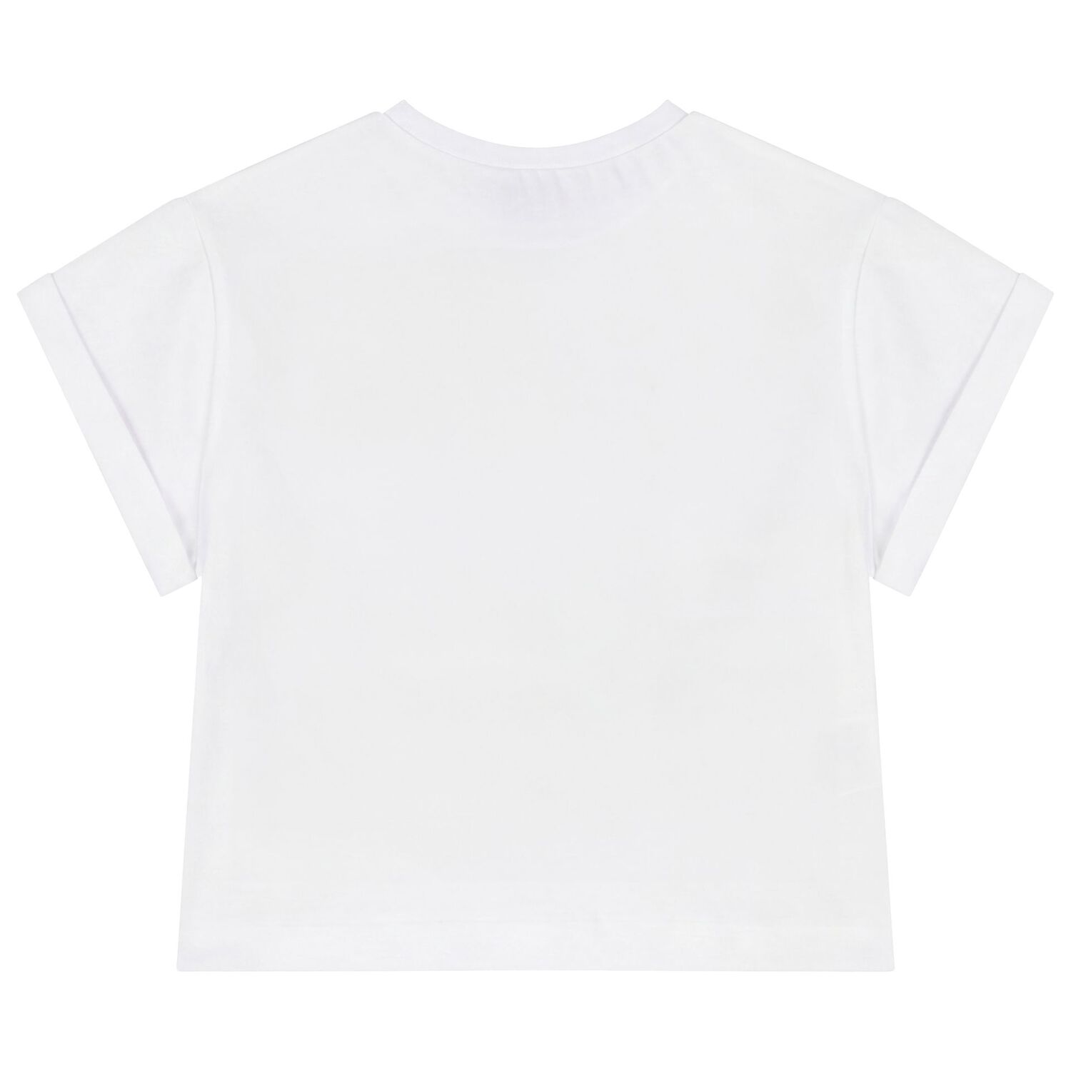 Girls White T-Shirt & Headband Set, 2, hi-res