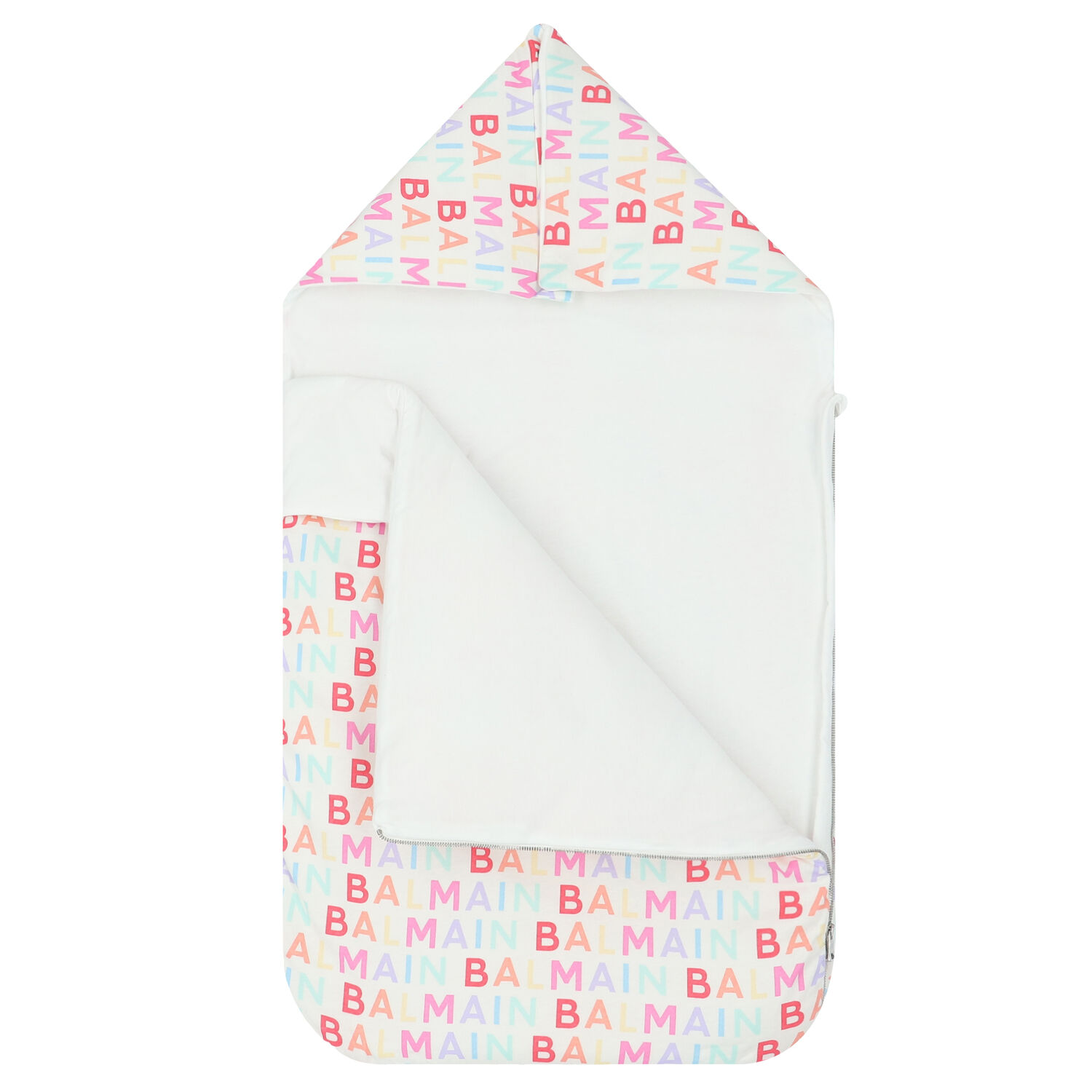 مدس بالشعار باللون الأبيض, 1, hi-res