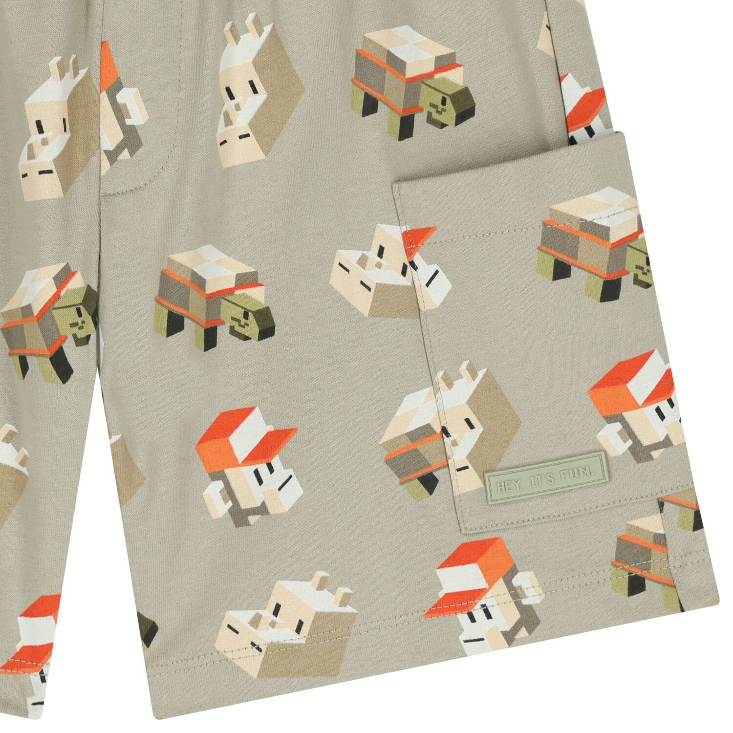 شورت أخضر للأولاد, 1, hi-res