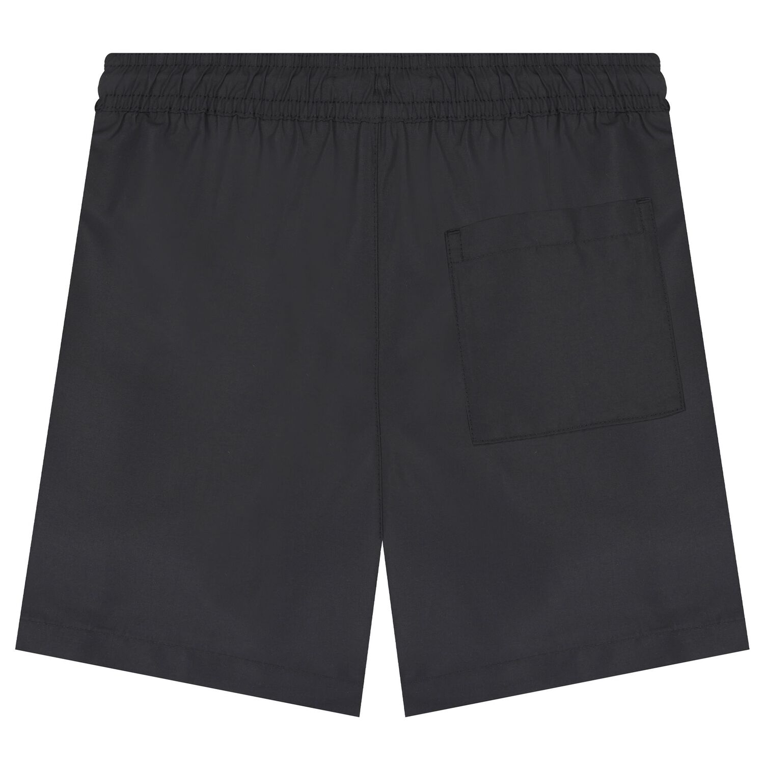 Boys Black Logo Swim Shorts, 1, hi-res