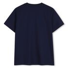 Boys Navy Blue Logo T-Shirt, 3, hi-res