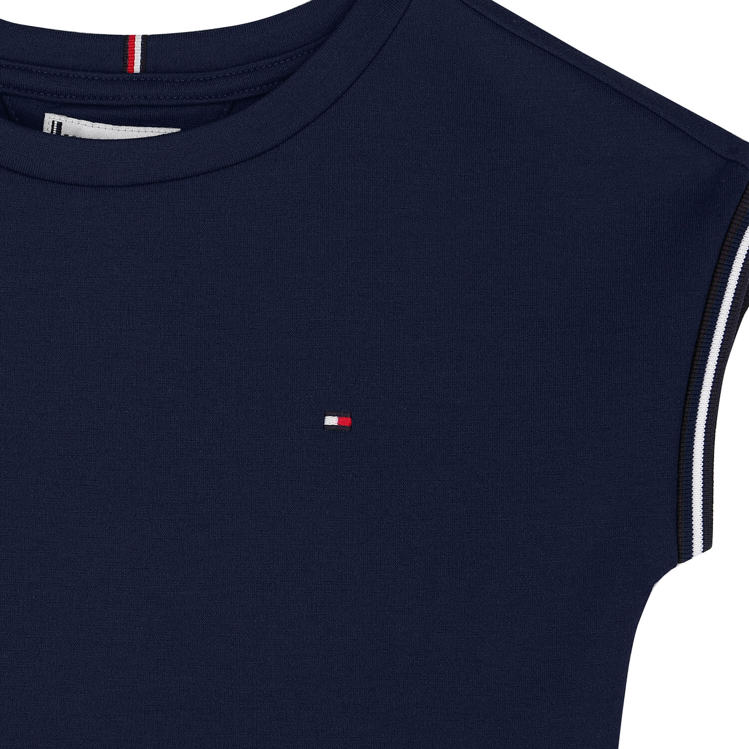 فستان بالشعار باللون الكحلي, 1, hi-res