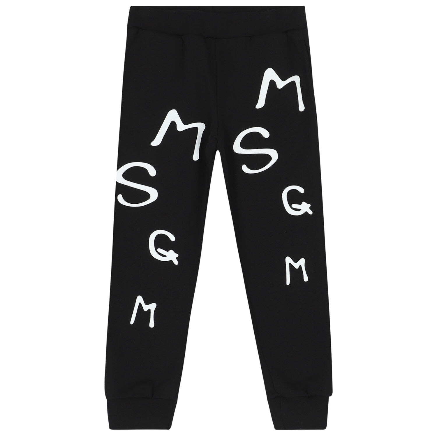 Boys Black Logo Joggers, 1, hi-res