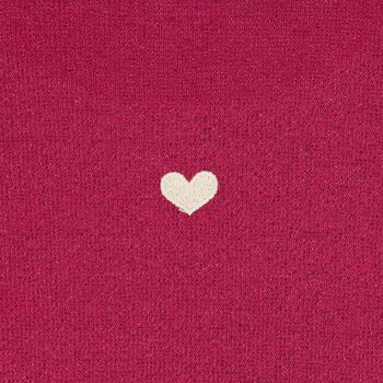 Girls Pink Heart Long Sleeve top